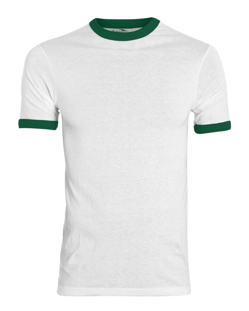 Augusta Sportswear Youth Ringer T-Shirt. 711 - White/ Dark Green