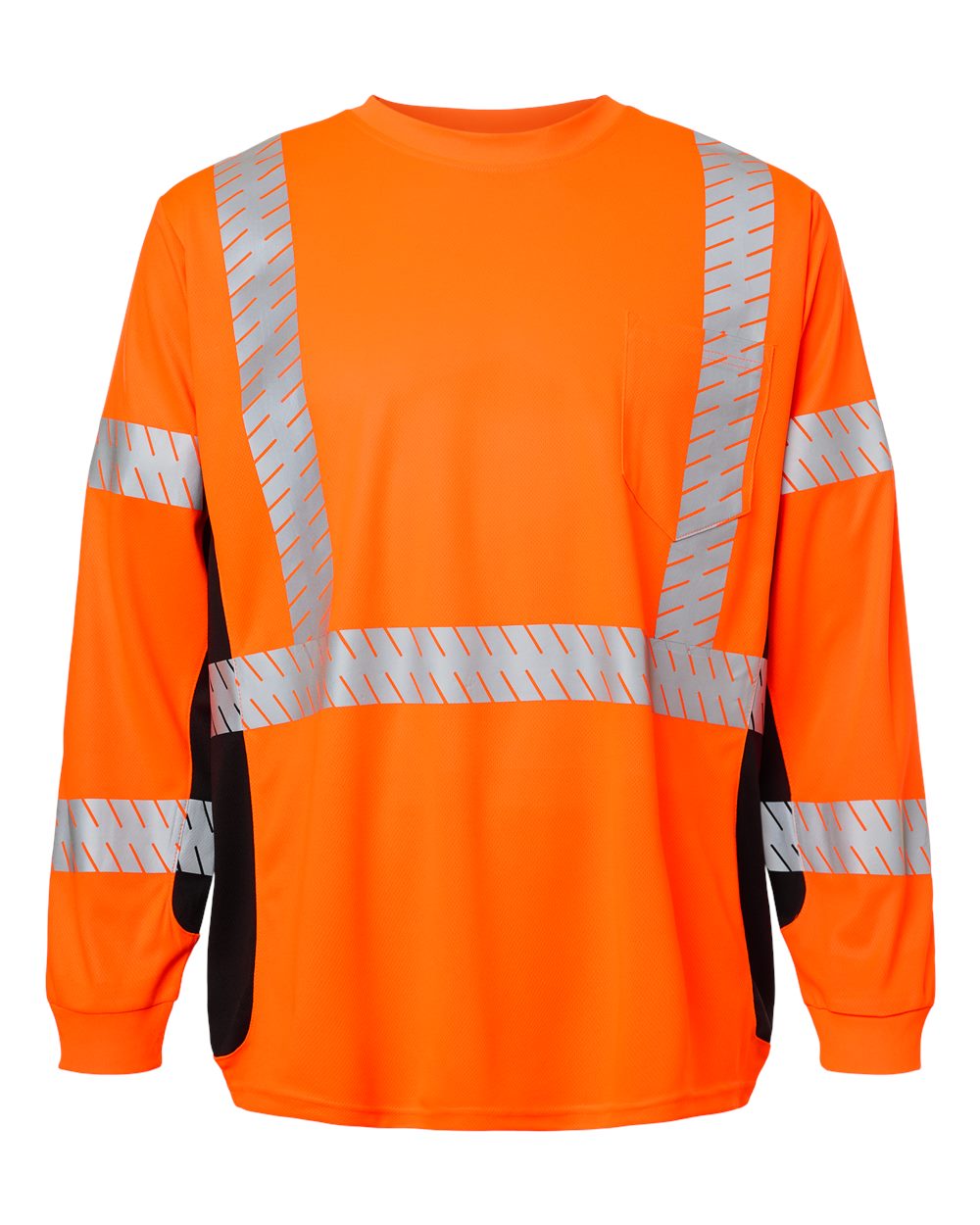 Kishigo Unisex Premium Black Series® Long Sleeve T-Shirt. 9134-9135 - Orange