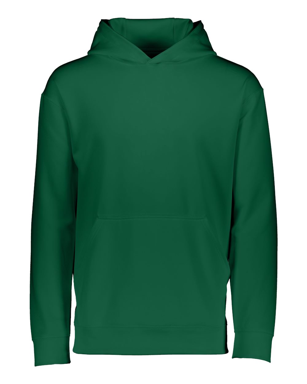Augusta Sportswear Youth Wicking Fleece Hooded Sweatshirt. 5506 - Dark Green