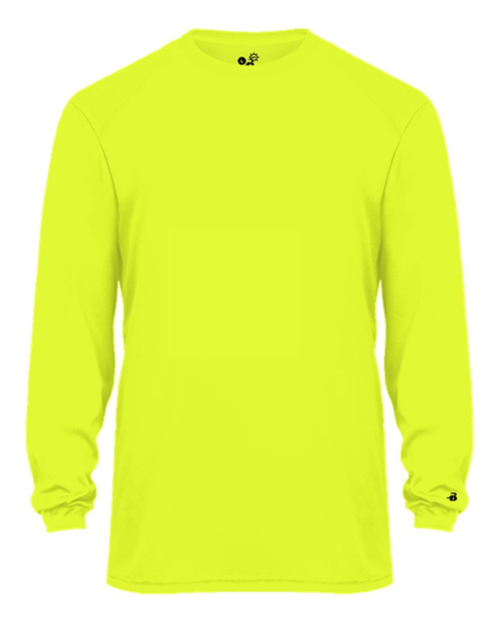 Badger Men's Ultimate SoftLock™ Long Sleeve T-Shirt. 4004 - Safety Yellow