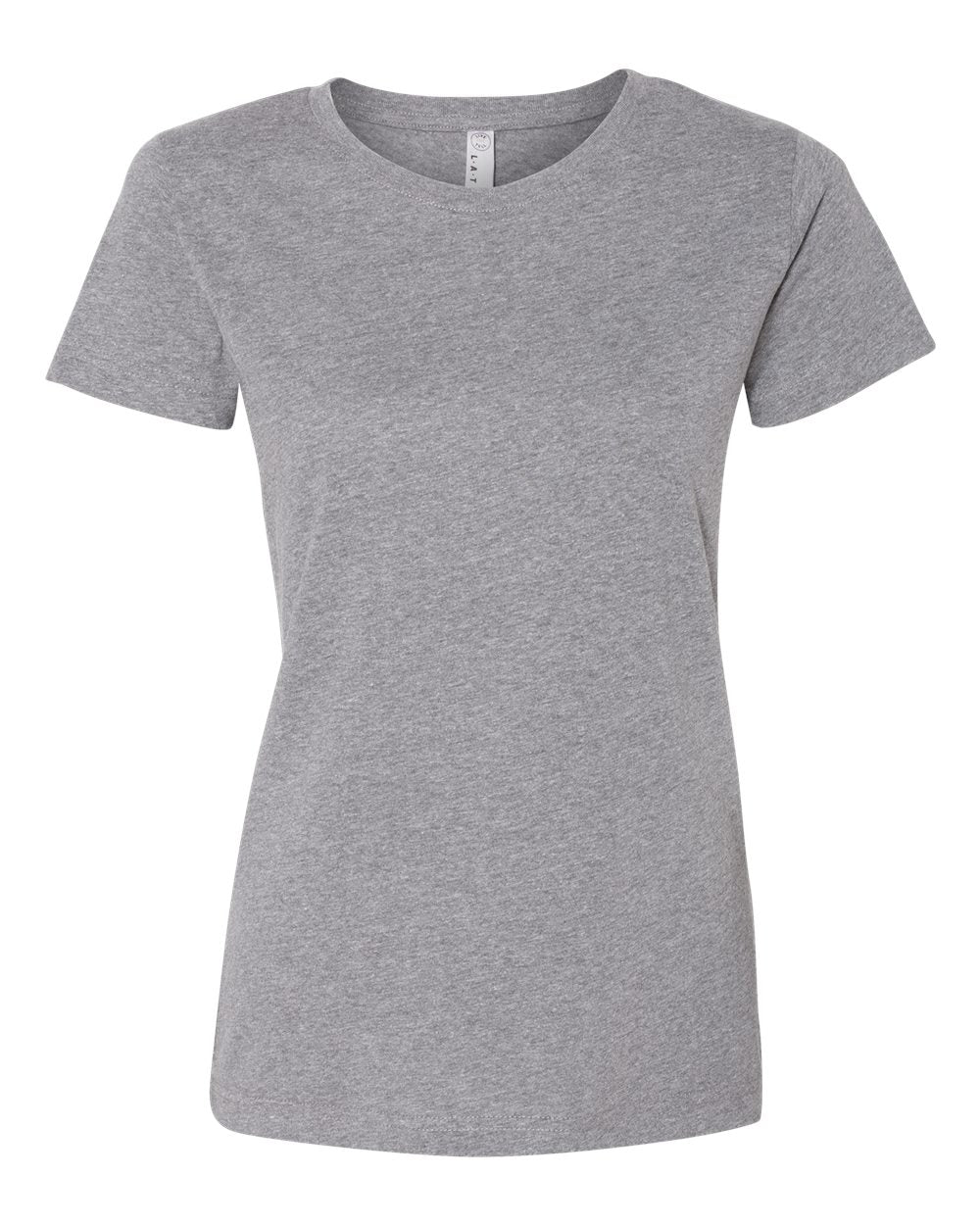 LAT Women's Fine Jersey Tee. 3516 - Granite Heather