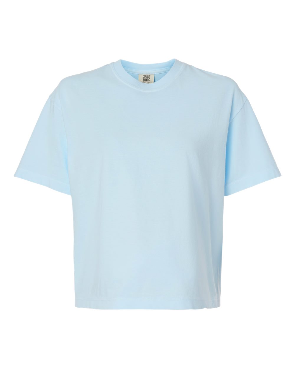 Comfort Colors Women's Garment-Dyed Heavyweight Boxy T-Shirt. 3023CL - Chambray