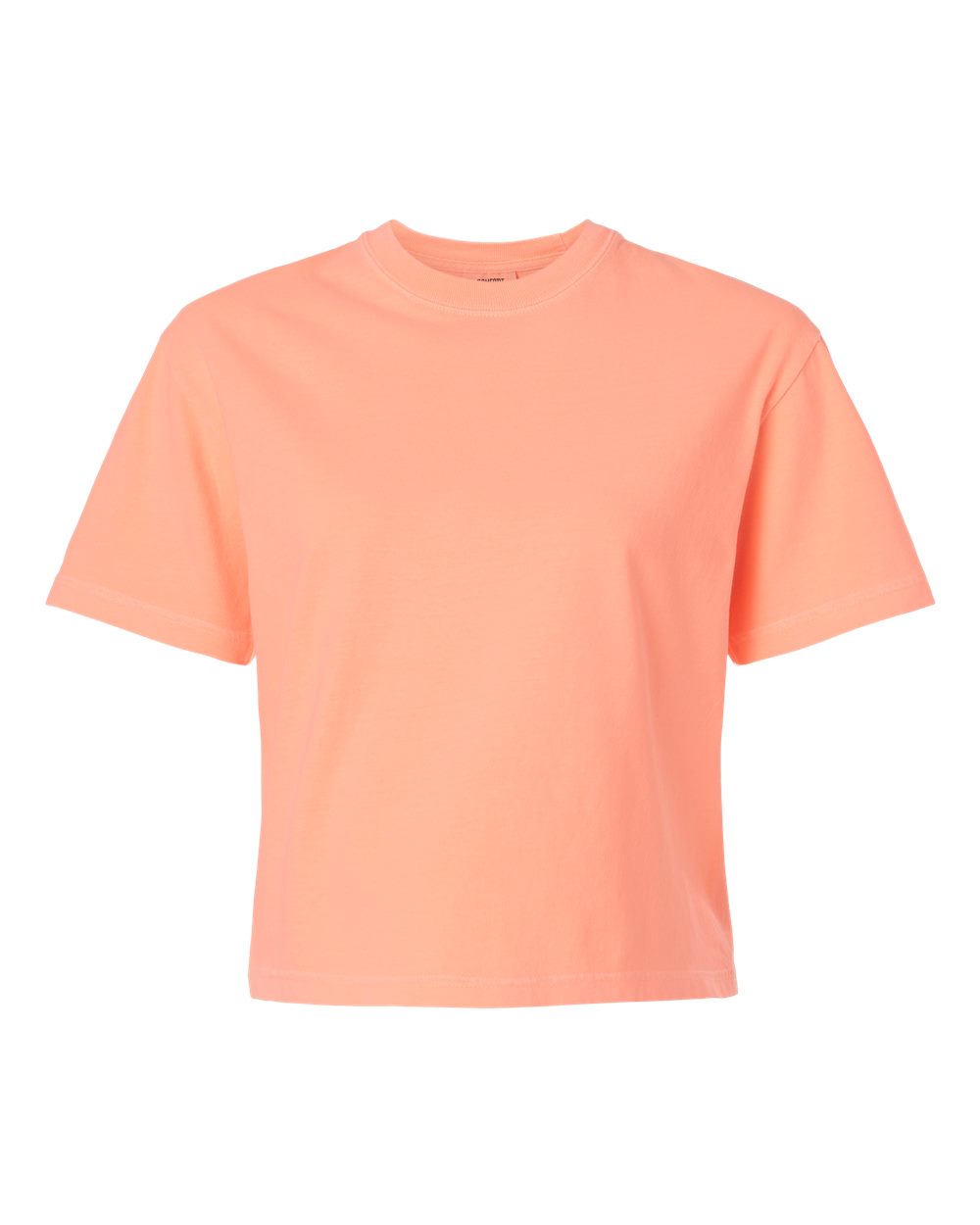 Comfort Colors Women's Garment-Dyed Heavyweight Boxy T-Shirt. 3023CL - Neon Cantaloupe