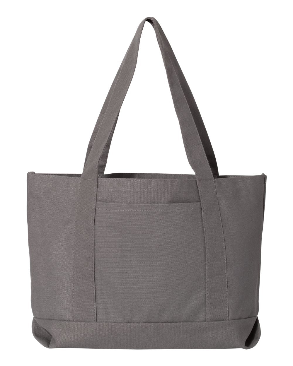 Liberty Bags Seaside Cotton Pigment Dyed Resort Tote. 8870 - Grey