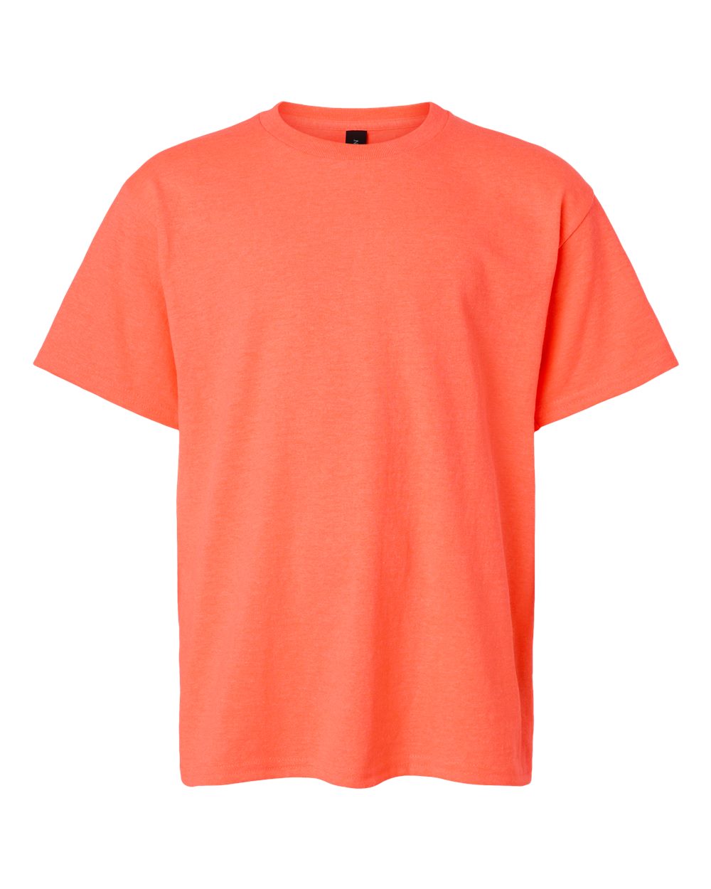 Gildan Youth Heavy Cotton™ T-Shirt. 5000B - Heather Neon Coral