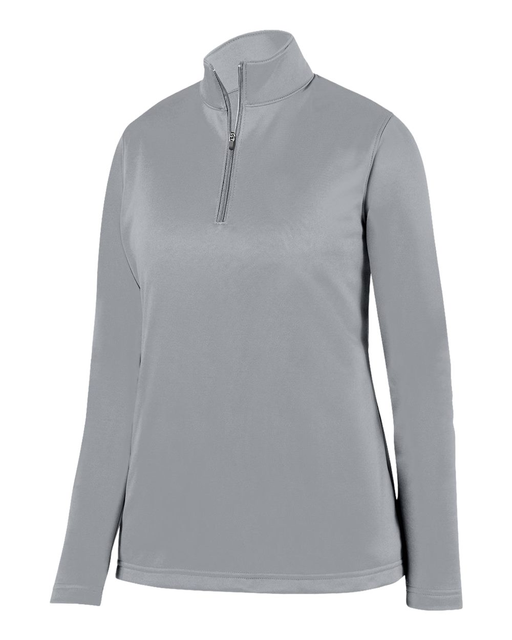 Augusta Sportswear Women's Wicking Fleece Quarter-Zip Pullover. 5509 - Athletic Grey