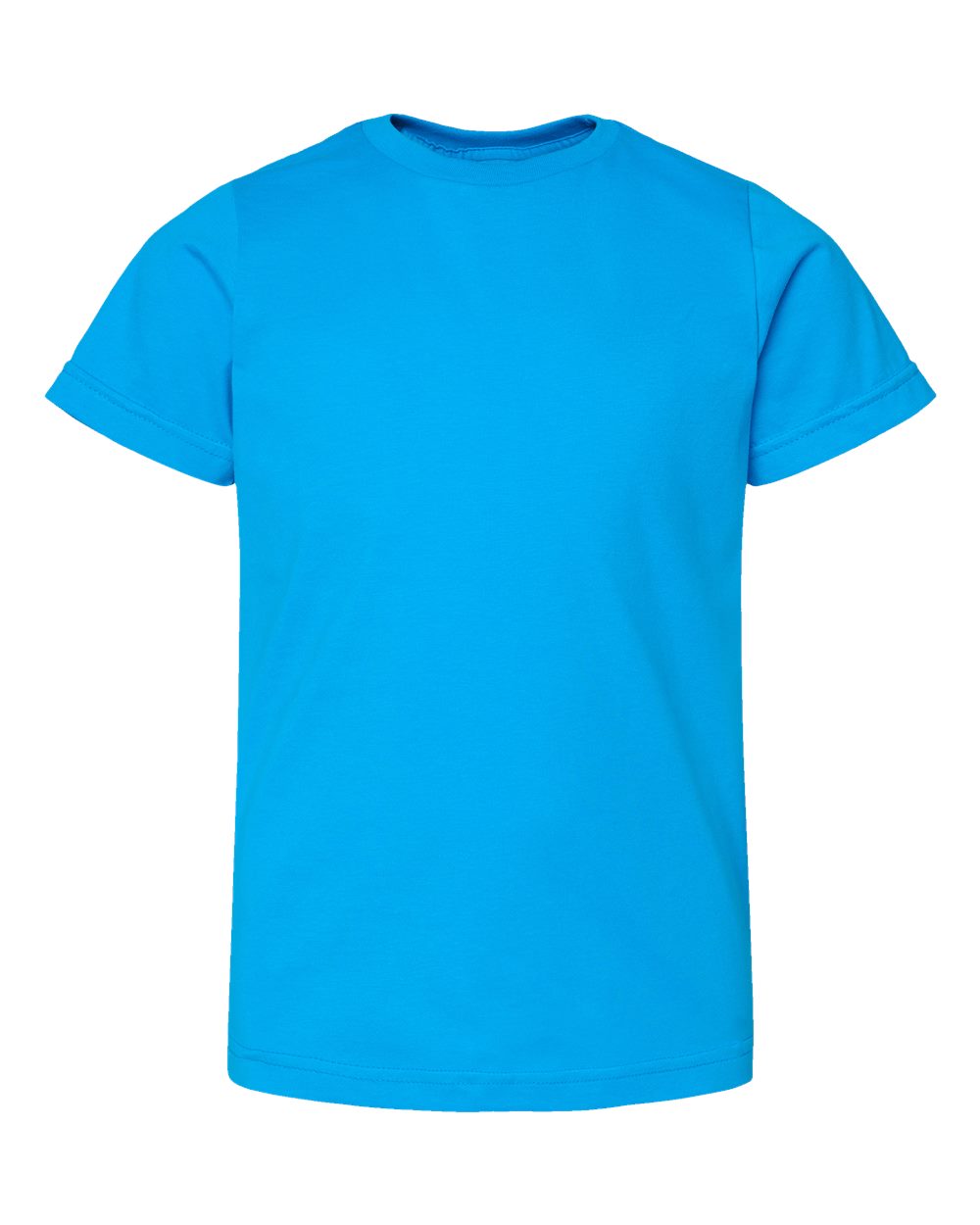 LAT Youth Fine Jersey Tee. 6101 - Turquoise