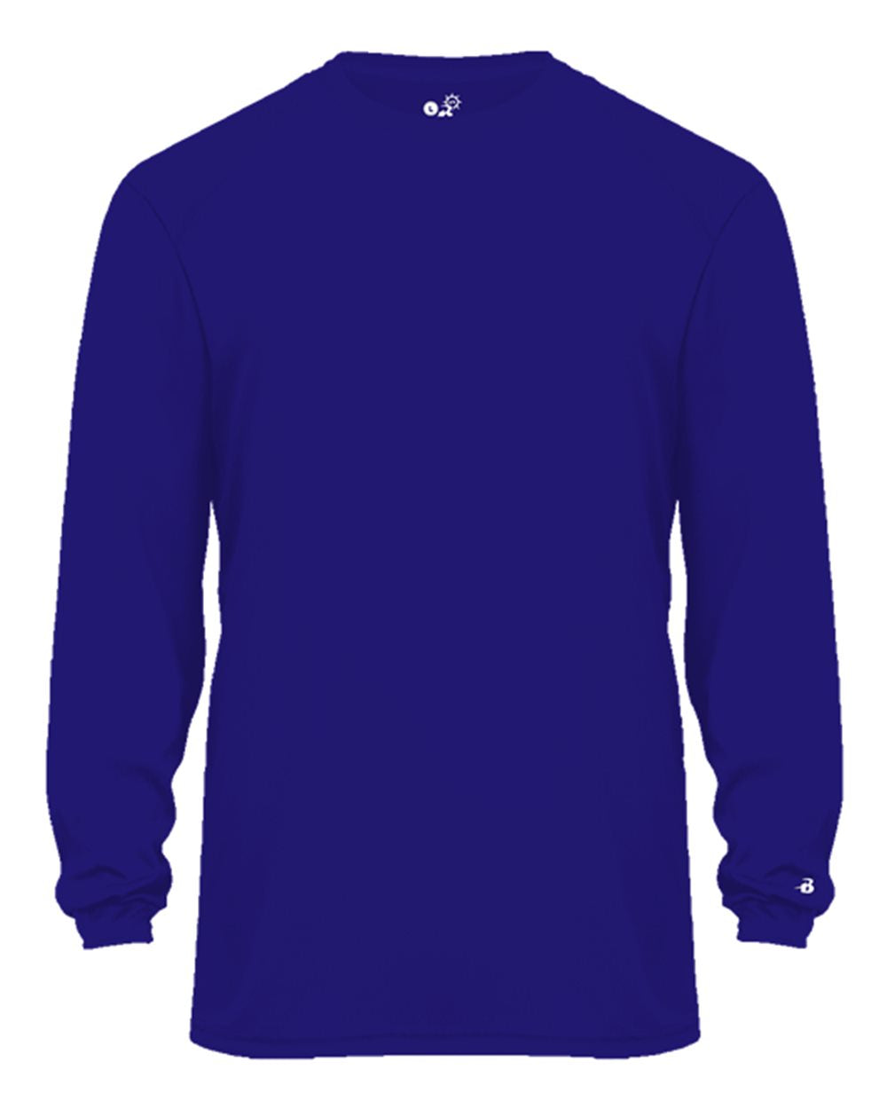 Badger Men's Ultimate SoftLock™ Long Sleeve T-Shirt. 4004 - Purple