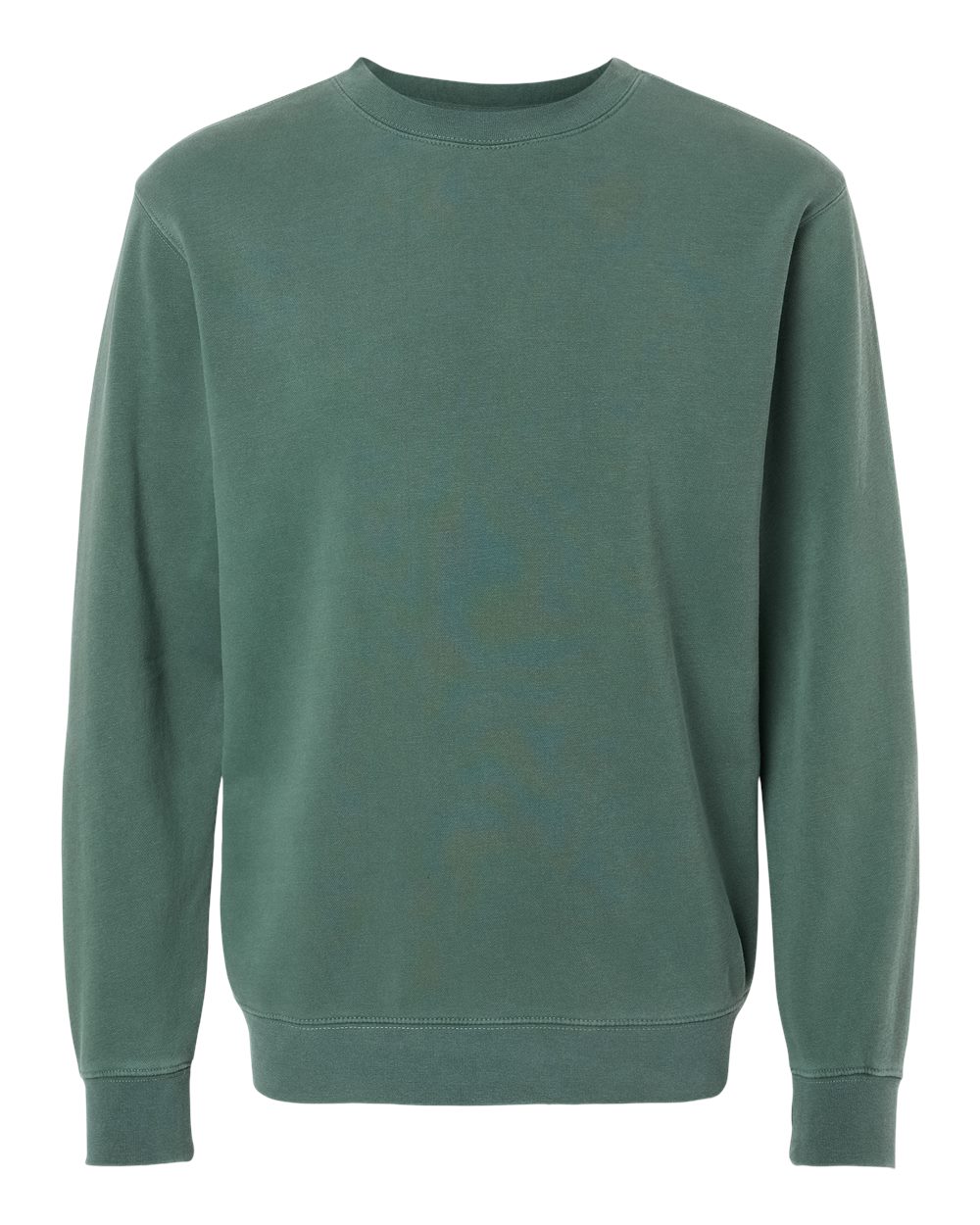 Independent Trading Co. Unisex Midweight Pigment-Dyed Crewneck Sweatshirt. PRM3500 - Pigment Alpine Green