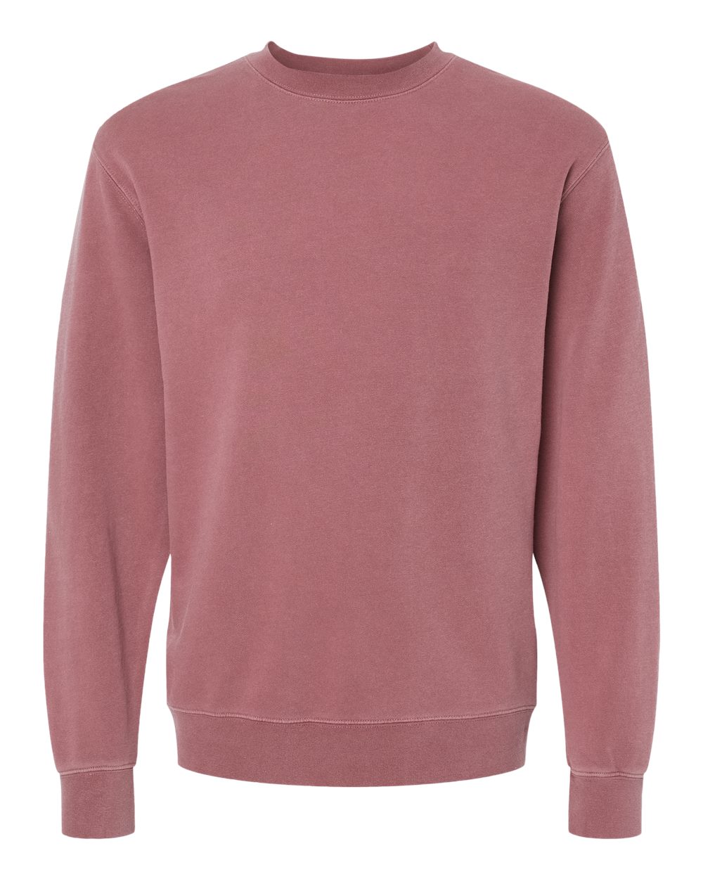 Independent Trading Co. Unisex Midweight Pigment-Dyed Crewneck Sweatshirt. PRM3500 - Pigment Maroon