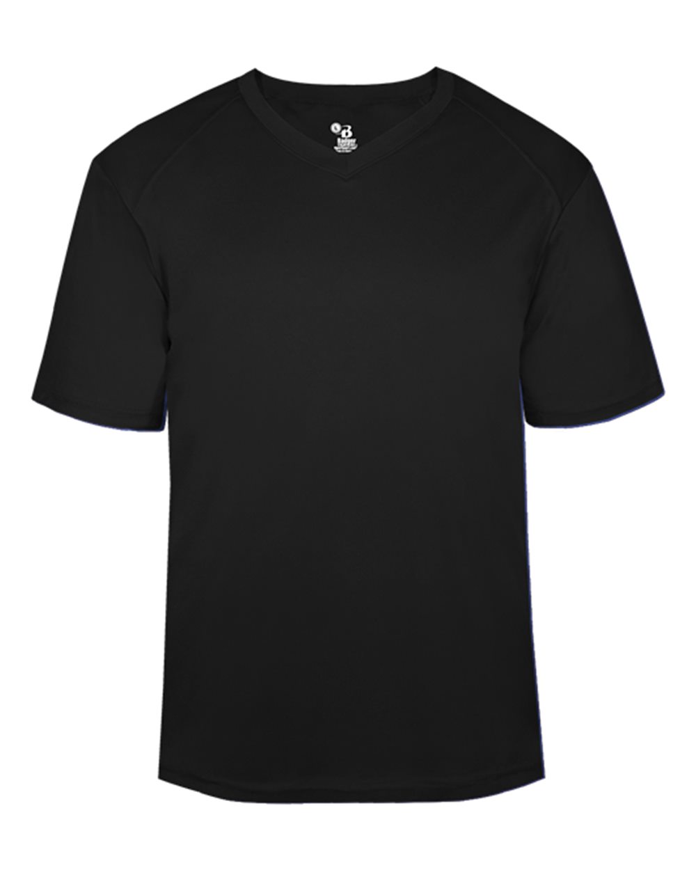Badger Men's B-Core V-Neck T-Shirt. 4124 - Black