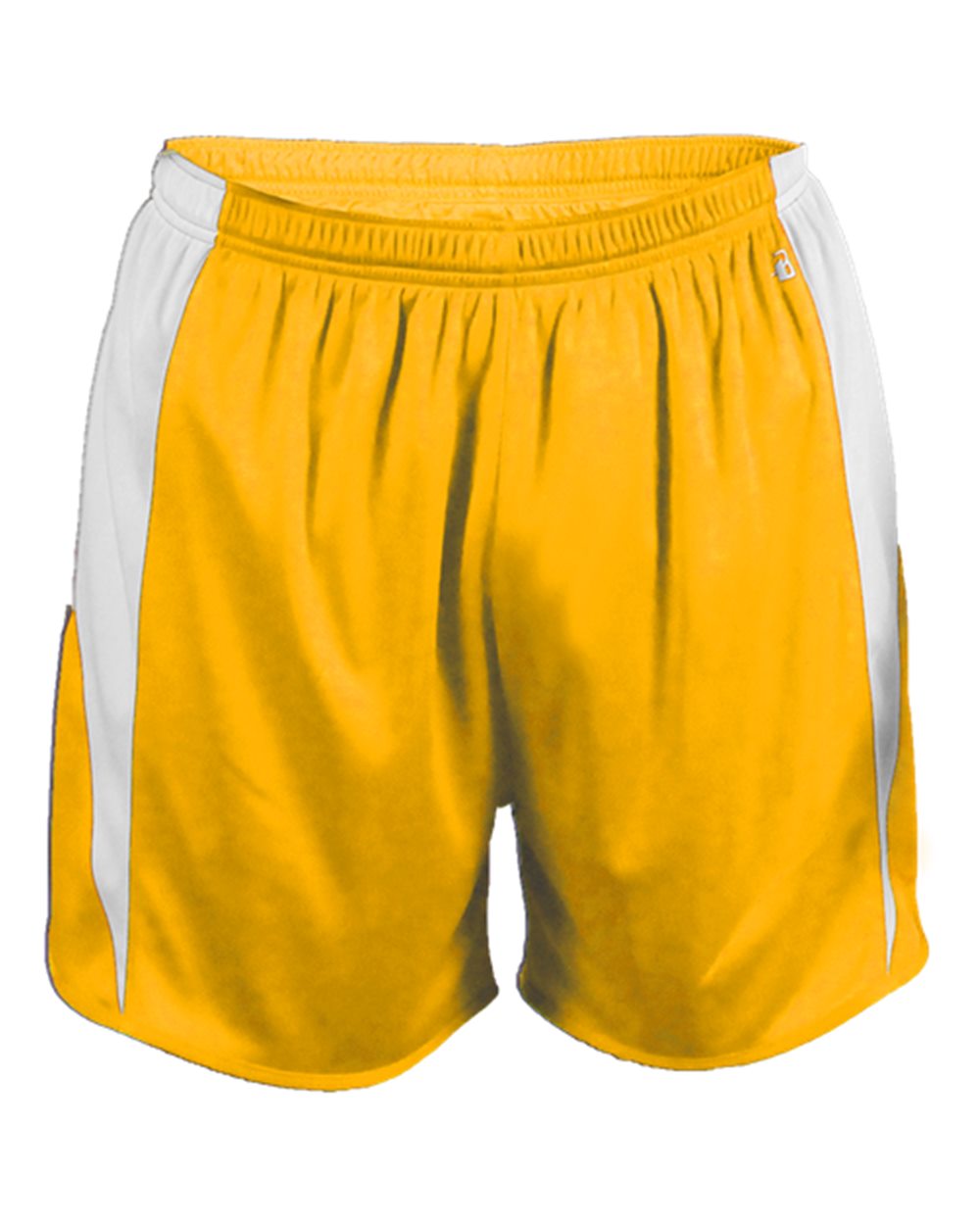 Alleson Athletic Men's Stride Shorts. 7273 - Gold/ White