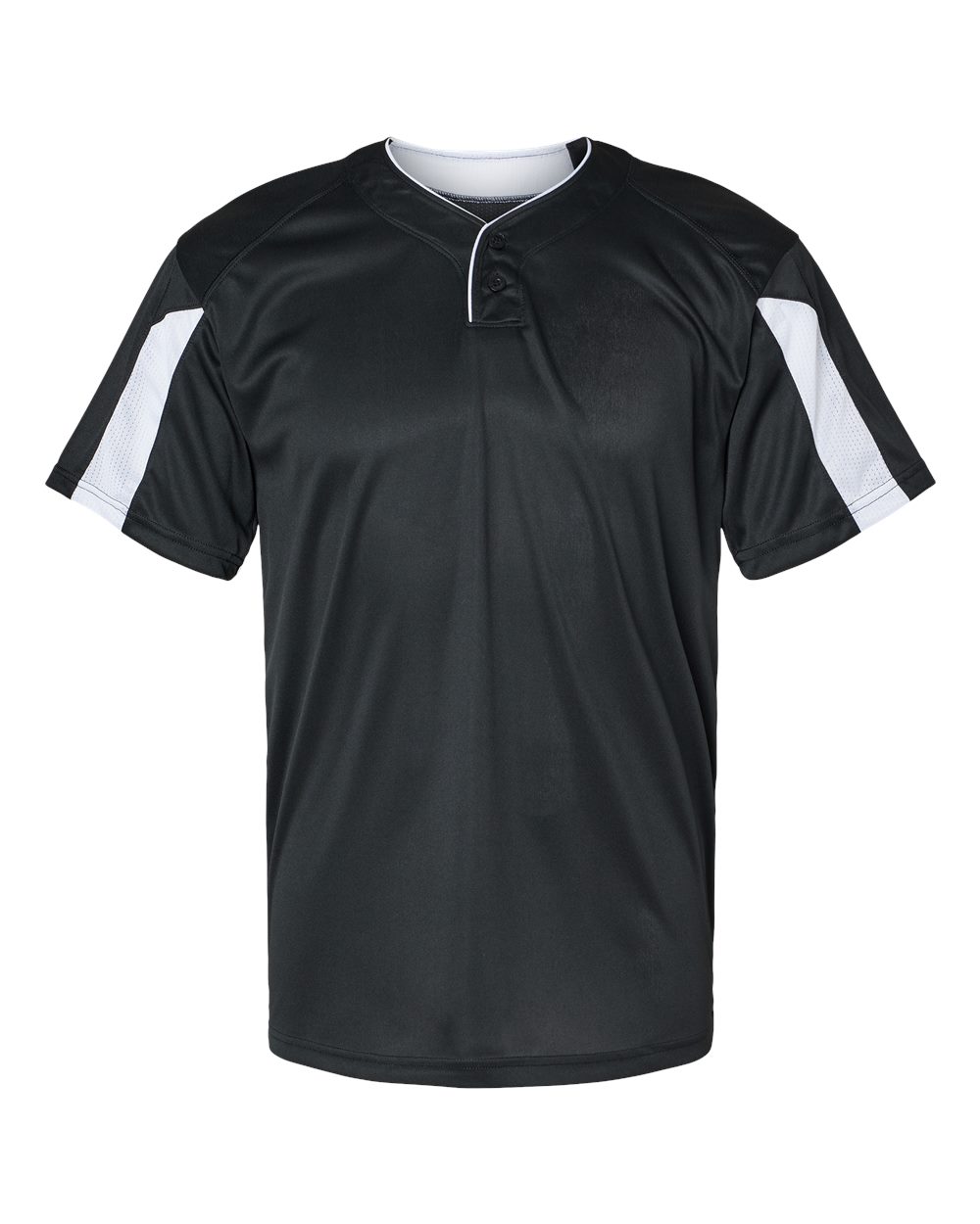 Alleson Athletic Men's Striker Placket. 7976 - Black/ White