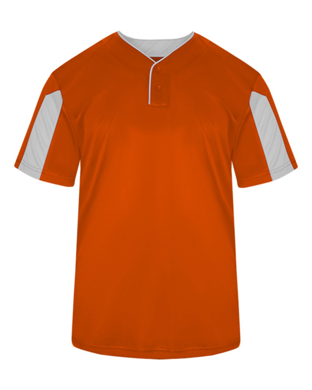 Alleson Athletic Men's Striker Placket. 7976 - Burnt Orange/ White