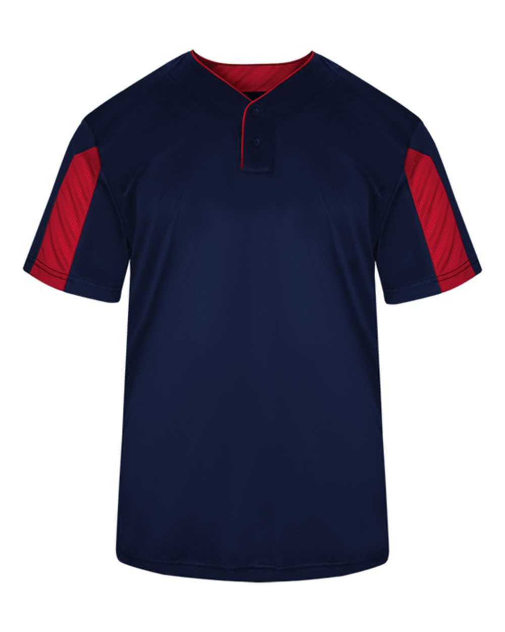 Alleson Athletic Men's Striker Placket. 7976 - Navy/ Red