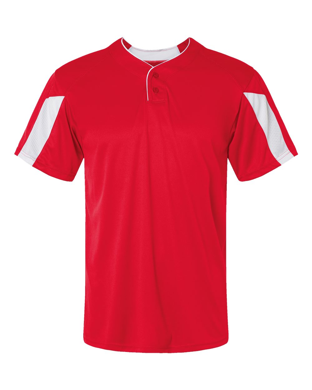 Alleson Athletic Men's Striker Placket. 7976 - Red/ White