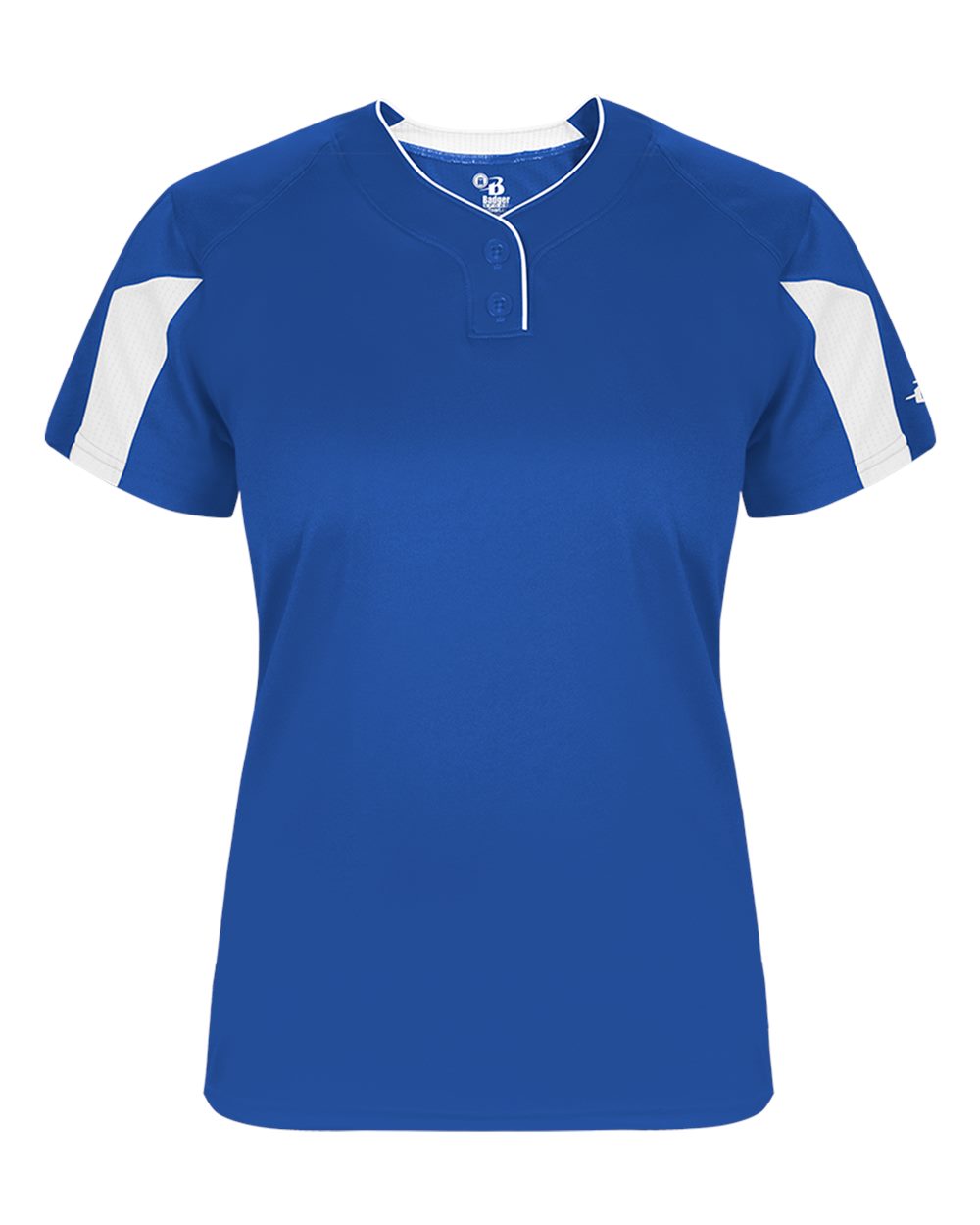 Alleson Athletic Women's Striker Placket. 6176 - Royal/ White