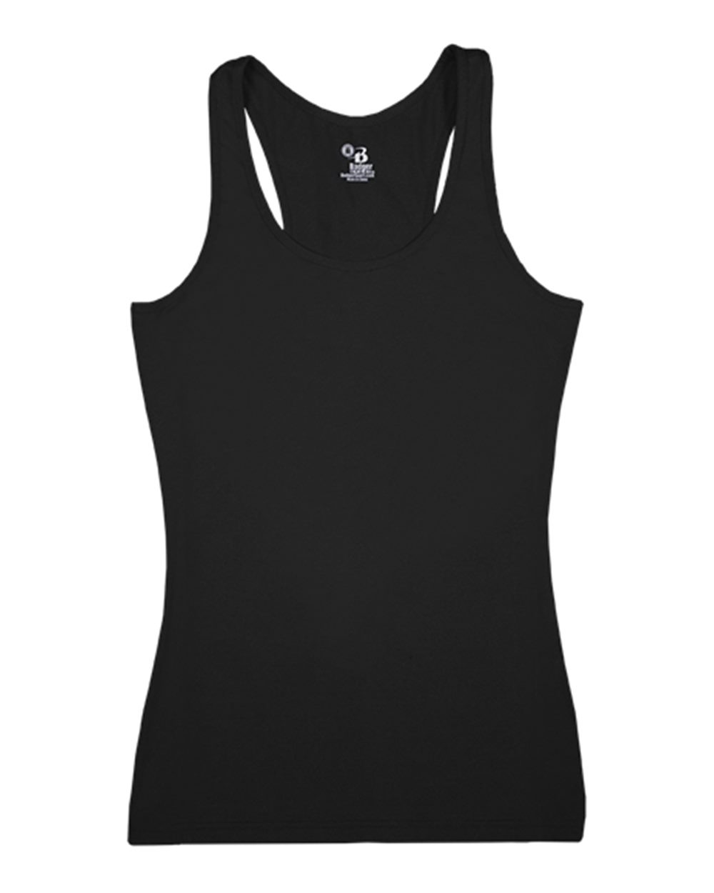 Badger Women's Pro-Compression Racerback. 4666 - Black