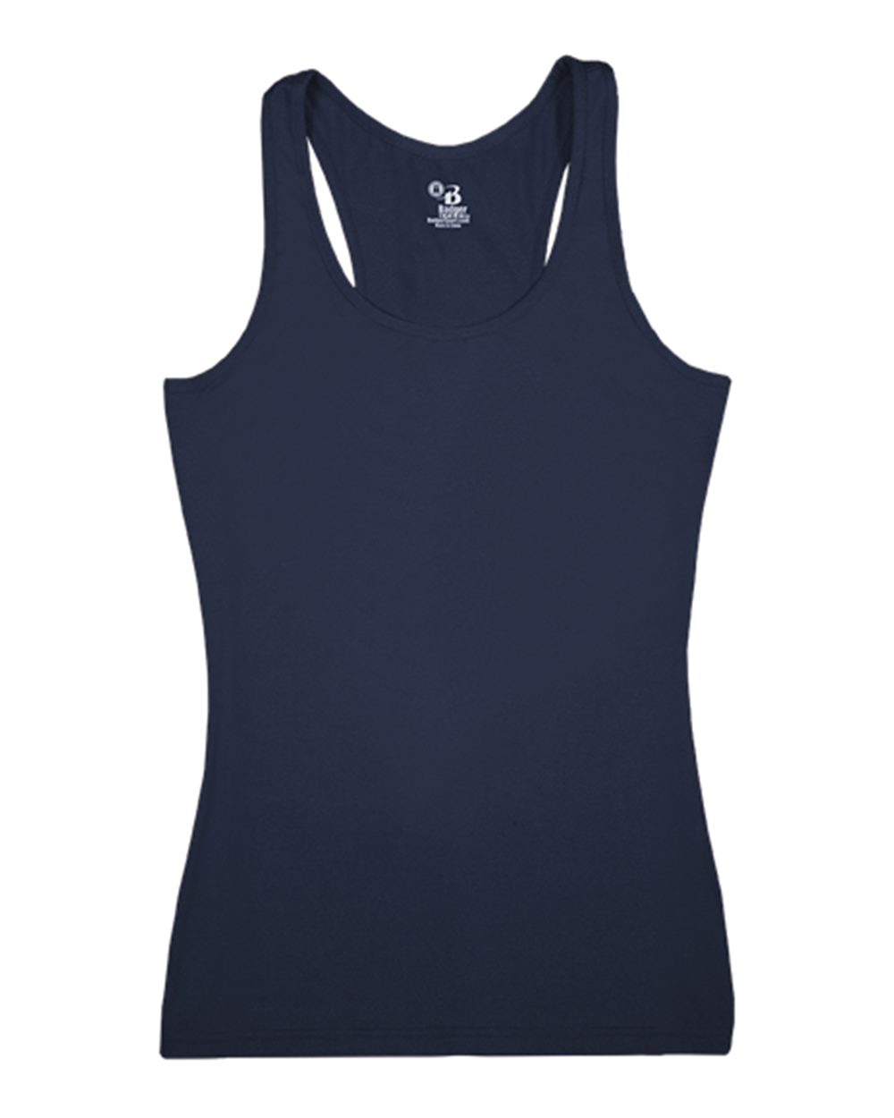 Badger Women's Pro-Compression Racerback. 4666 - Navy