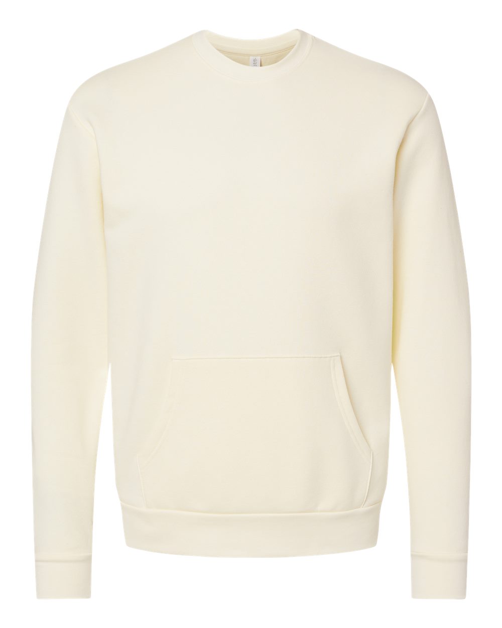 Next Level Unisex Santa Barbara Pocket Crewneck Sweatshirt. 9001 - Natural