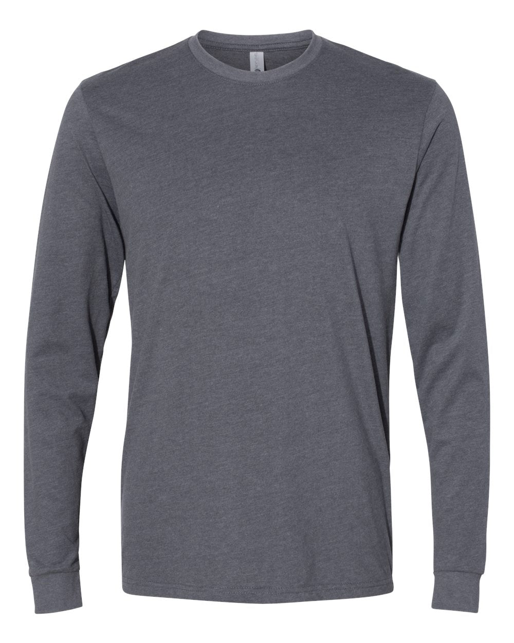 Next Level Unisex Sueded Long Sleeve Tee. 6411 - Heather Metal