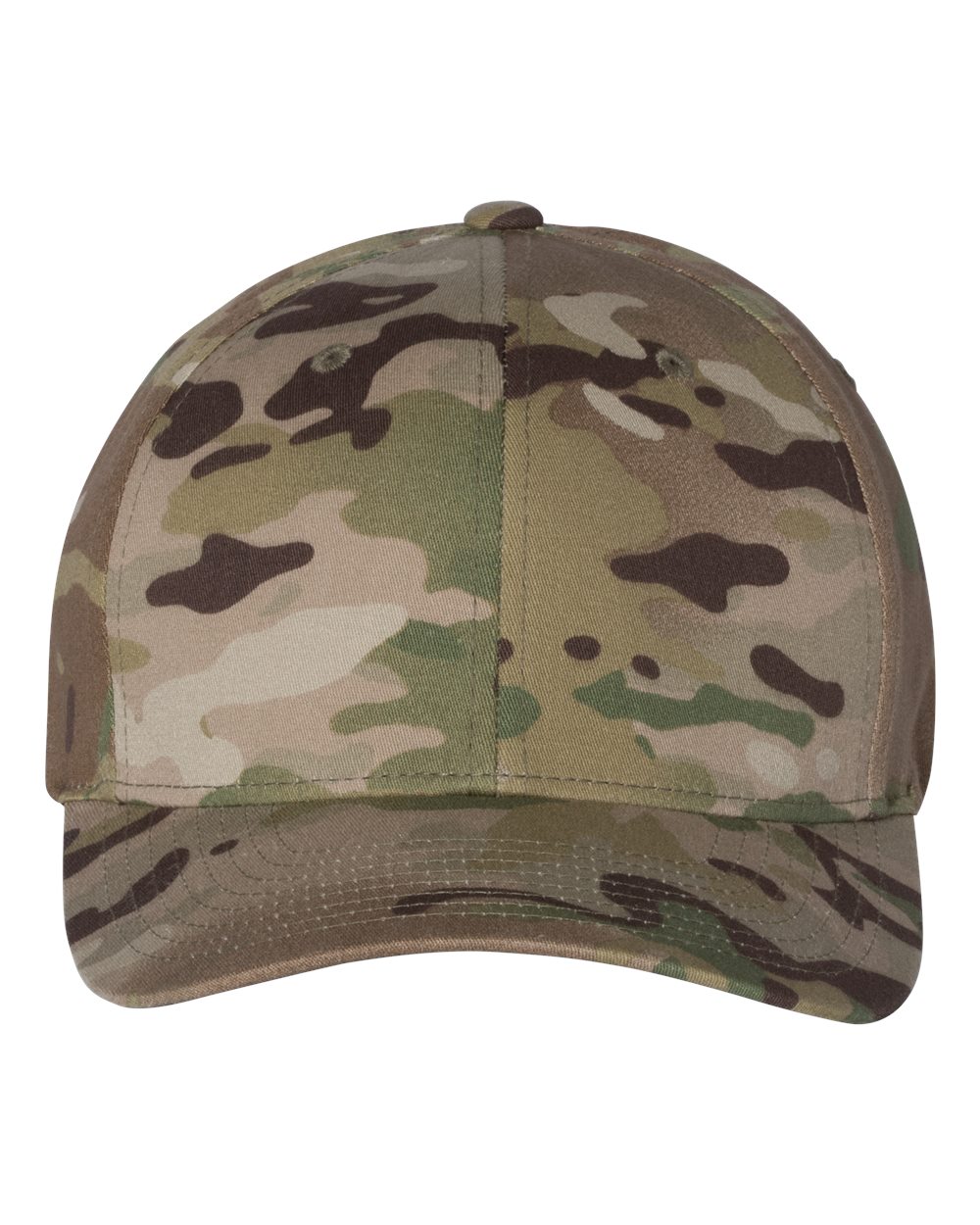 Flexfit Cotton Blend Cap. 6277 - Multicam Green