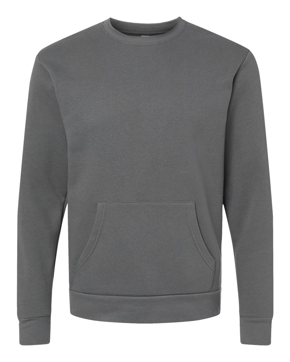Next Level Unisex Santa Barbara Pocket Crewneck Sweatshirt. 9001 - Heavy Metal