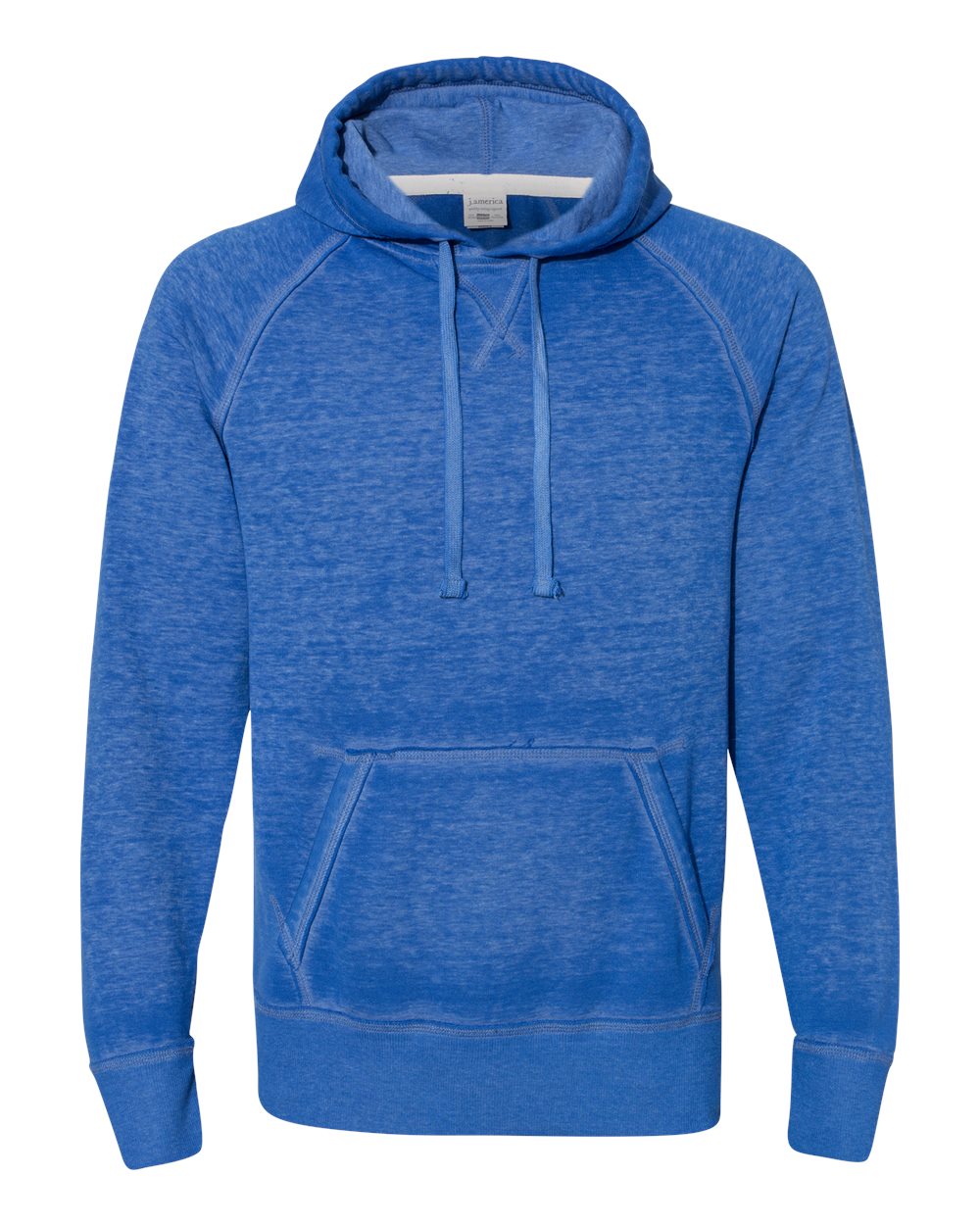 J. America Men's Vintage Zen Fleece Hooded Sweatshirt. 8915 - Twisted Royal