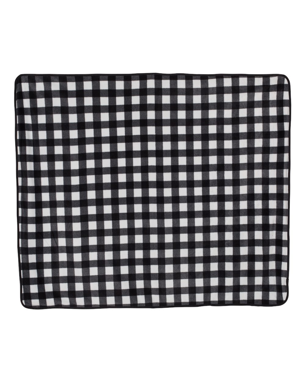 Alpine Fleece Polyester/Nylon Patterned Picnic Blanket. 8702 - White Buffalo