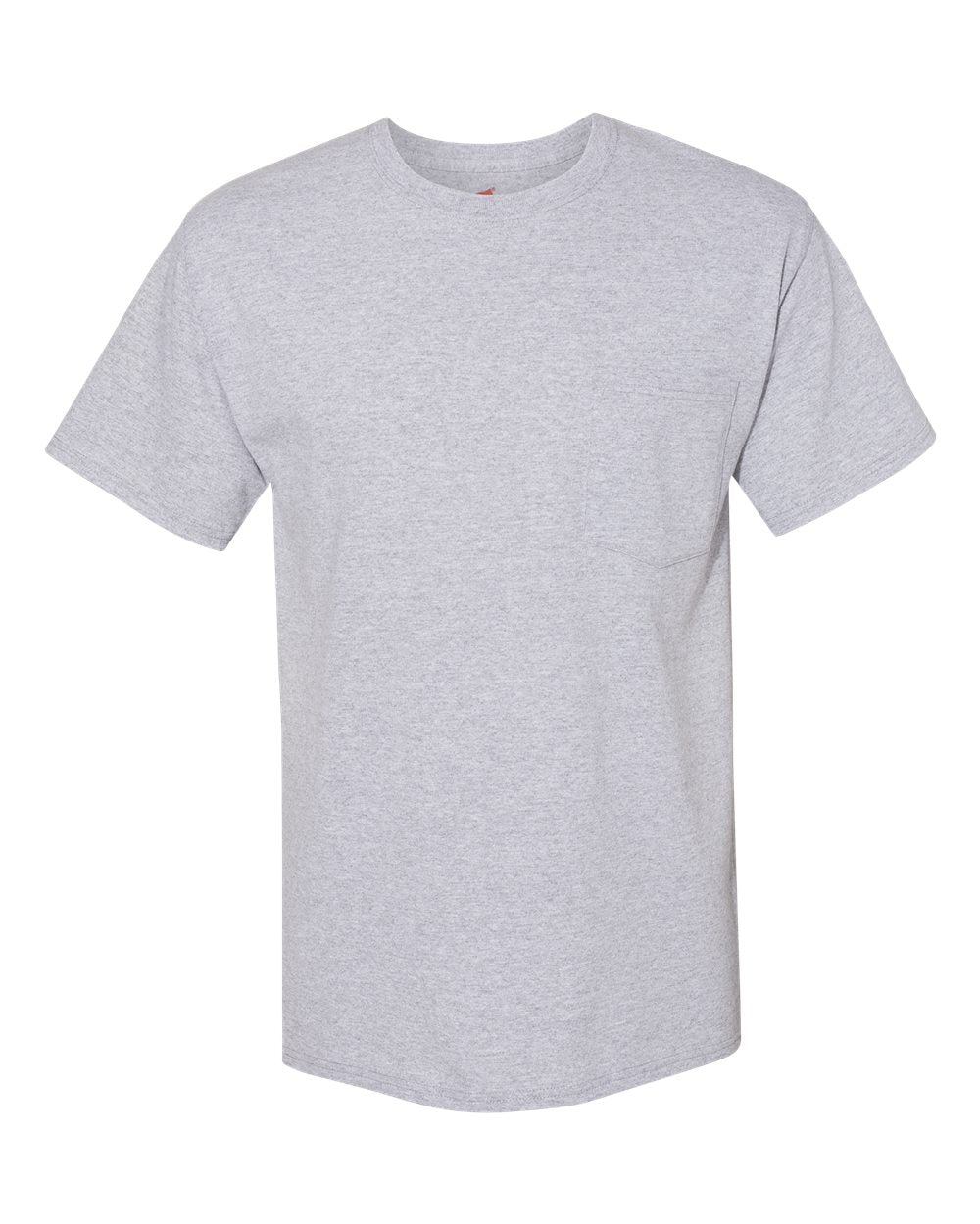 Hanes Unisex Workwear Pocket T-Shirt. W110 - Light Steel