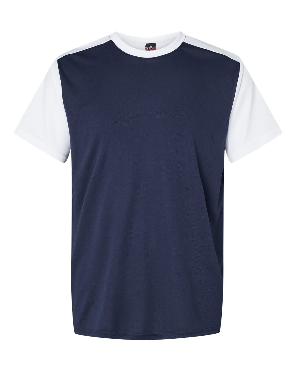 Alleson Athletic Men's Crewneck Pullover Baseball Jersey. 532CJ - Navy/ White
