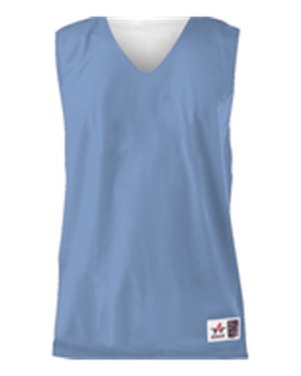 Alleson Athletic Men's Reversible Mesh Tank. 560R - Columbia Blue/ White