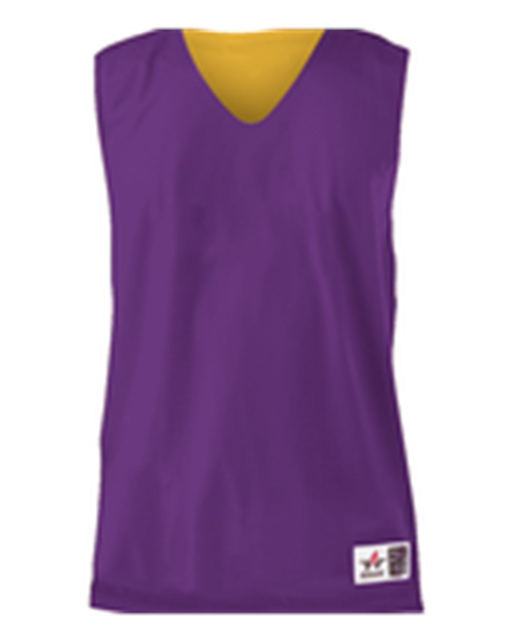Alleson Athletic Men's Reversible Mesh Tank. 560R - Purple/ Gold