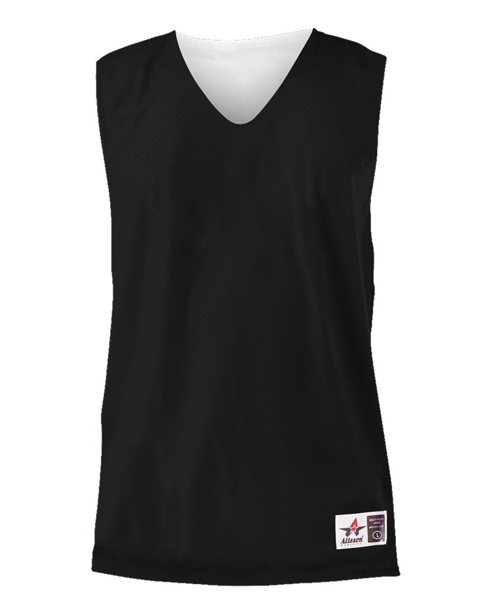Alleson Athletic Men's Reversible Mesh Tank. 560R - Black/ White
