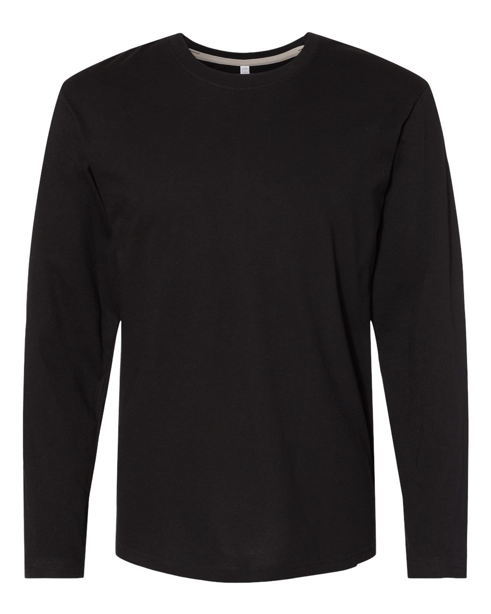 LAT Unisex Fine Jersey Long Sleeve Tee. 6918 - Black