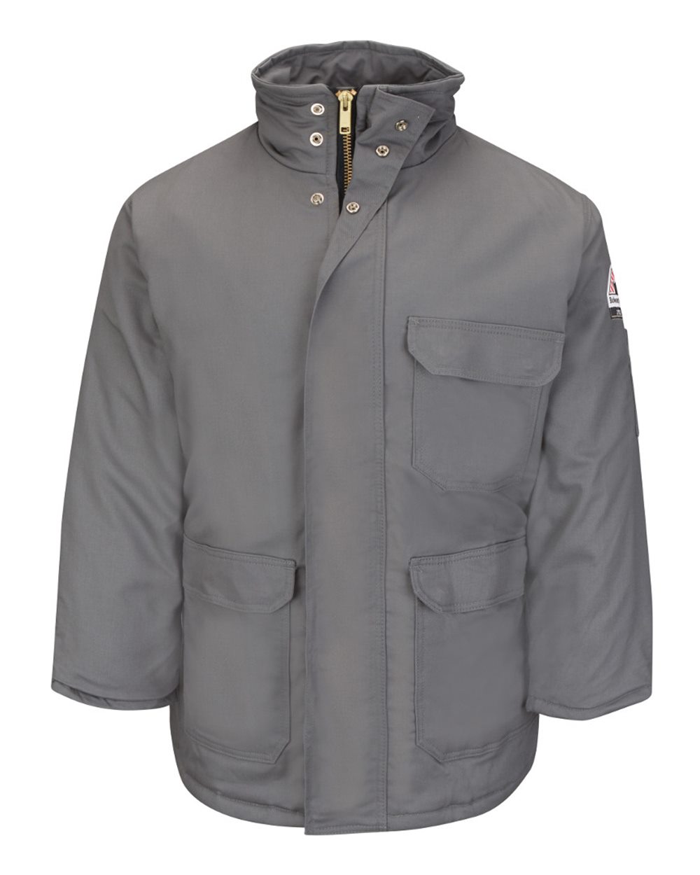Bulwark Men's Deluxe Parka - EXCEL FR® ComforTouch. JLP8 - Grey
