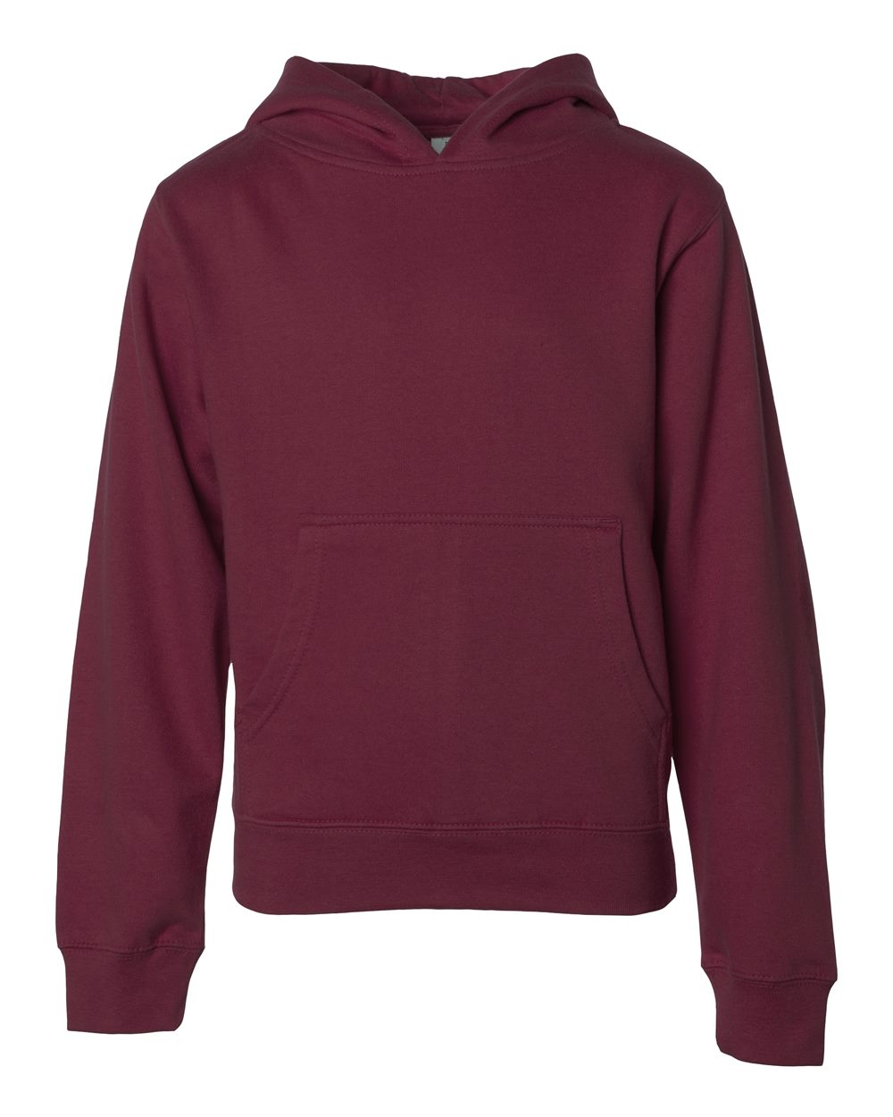 Independent Trading Co. Youth Midweight Hooded Sweatshirt. SS4001Y - Maroon