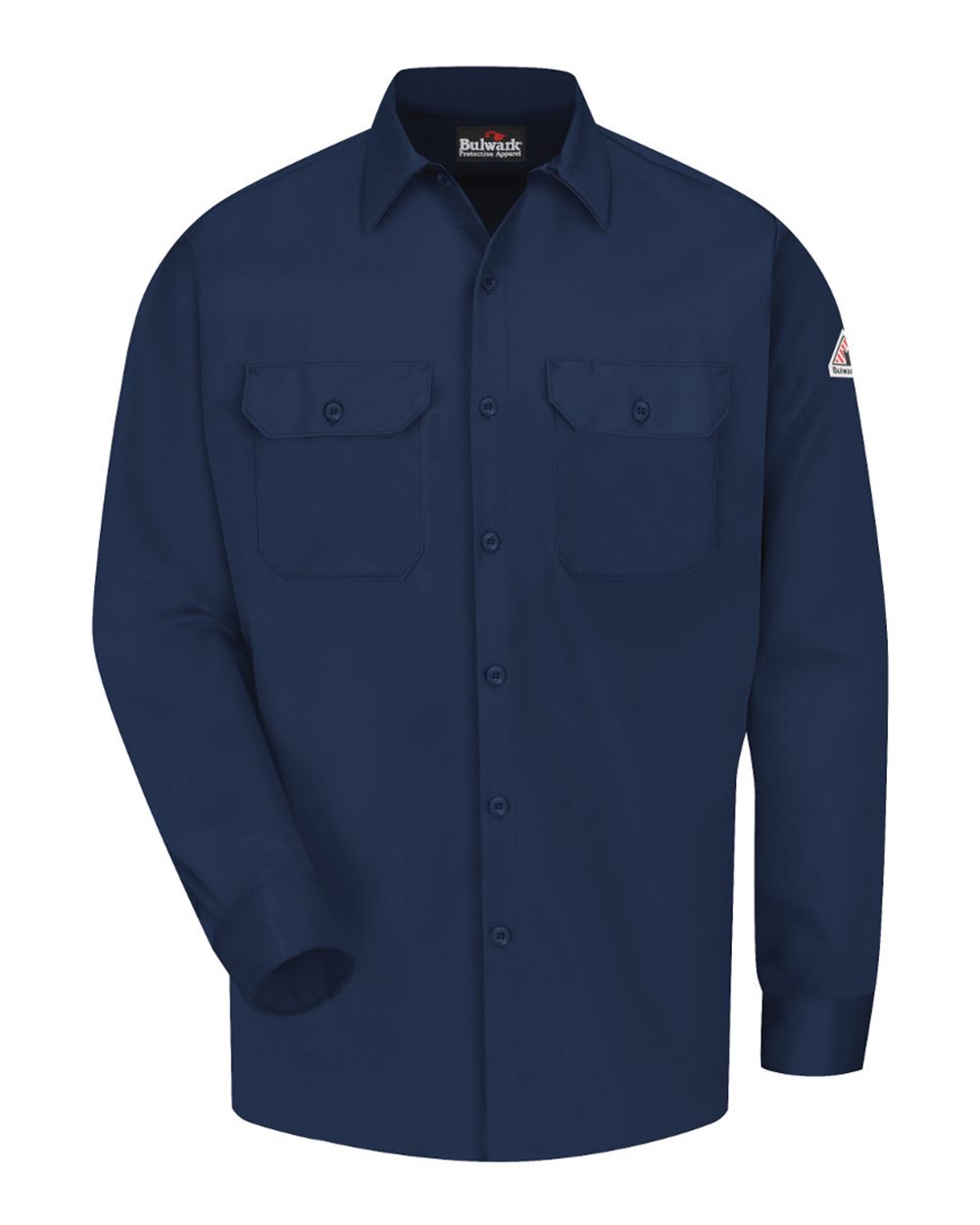 Bulwark Men's Work Shirt - EXCEL FR® ComforTouch. SLW2 - Navy