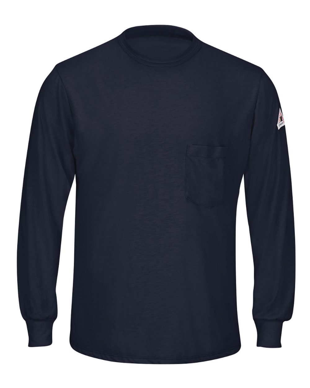 Bulwark Men's Long Sleeve Lightweight T-Shirt. SMT8 - Navy