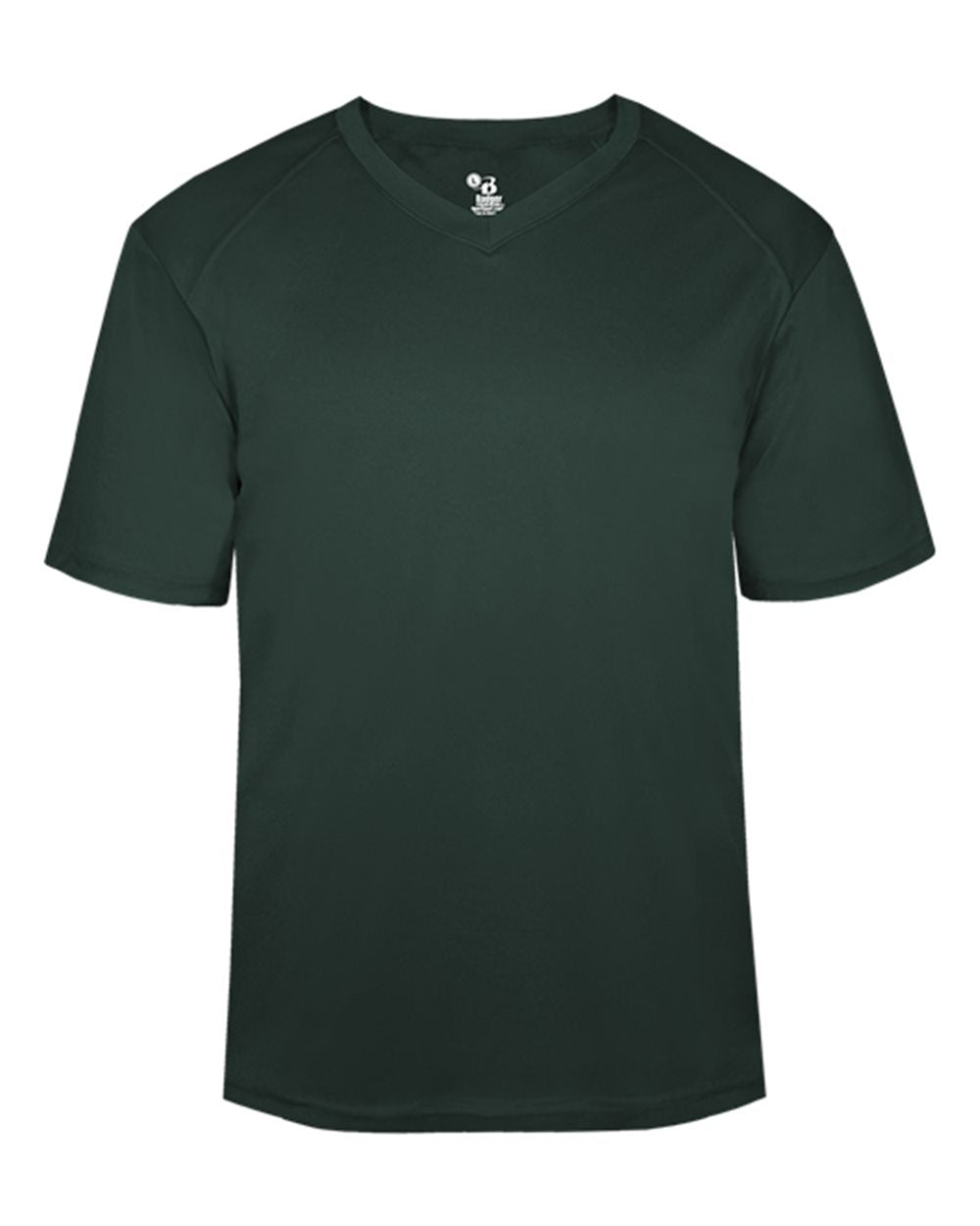 Badger Men's B-Core V-Neck T-Shirt. 4124 - Forest