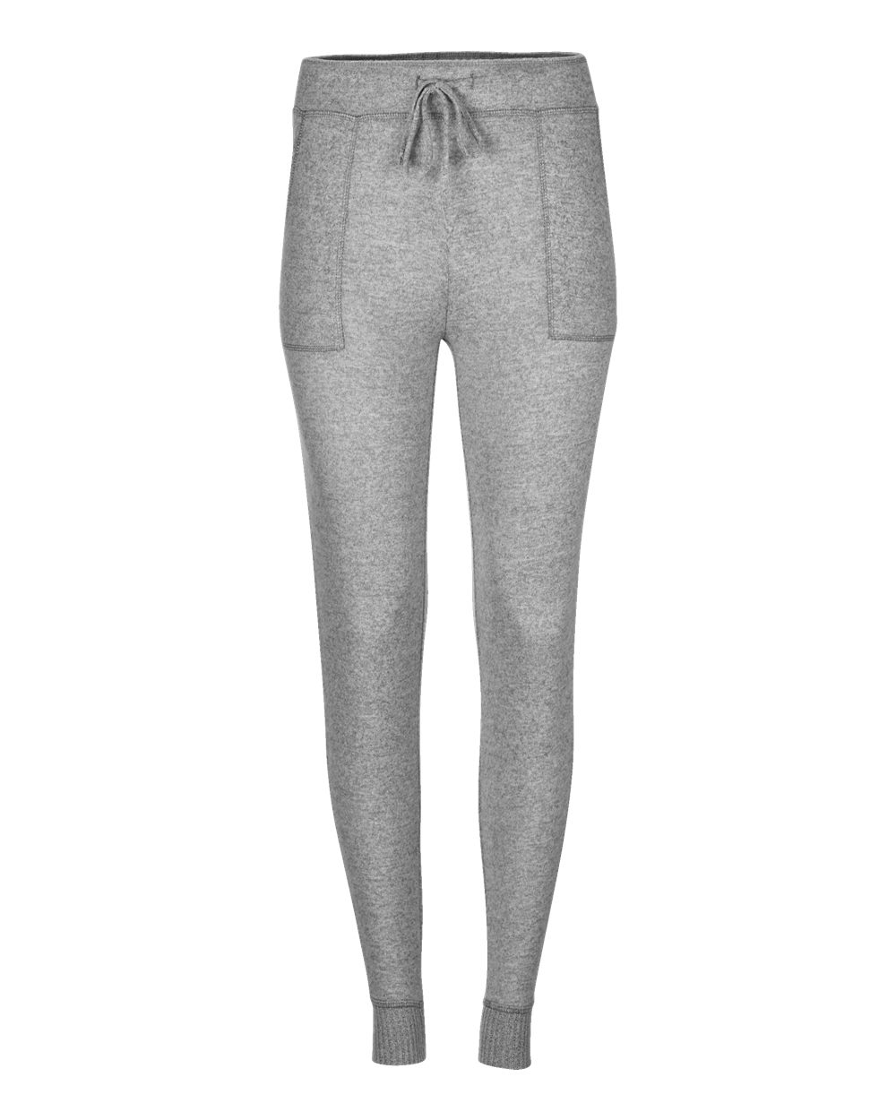 Boxercraft Women's Cuddle Fleece Joggers. L09 - Oxford Heather