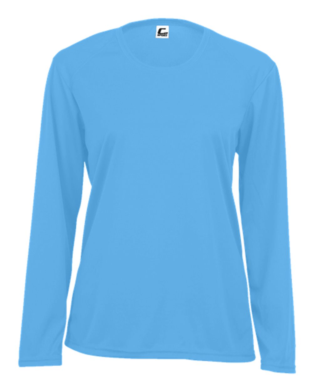 C2 Sport Women's Performance Long Sleeve T-Shirt. 5604 - Columbia Blue