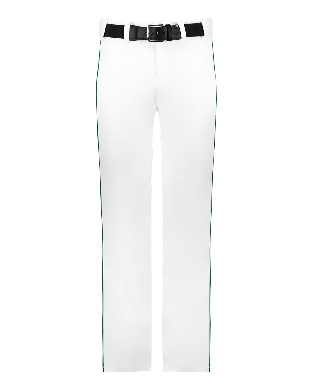 Alleson Athletic Men's Baseball Pants With Braid. 605WLB - White/ Forest
