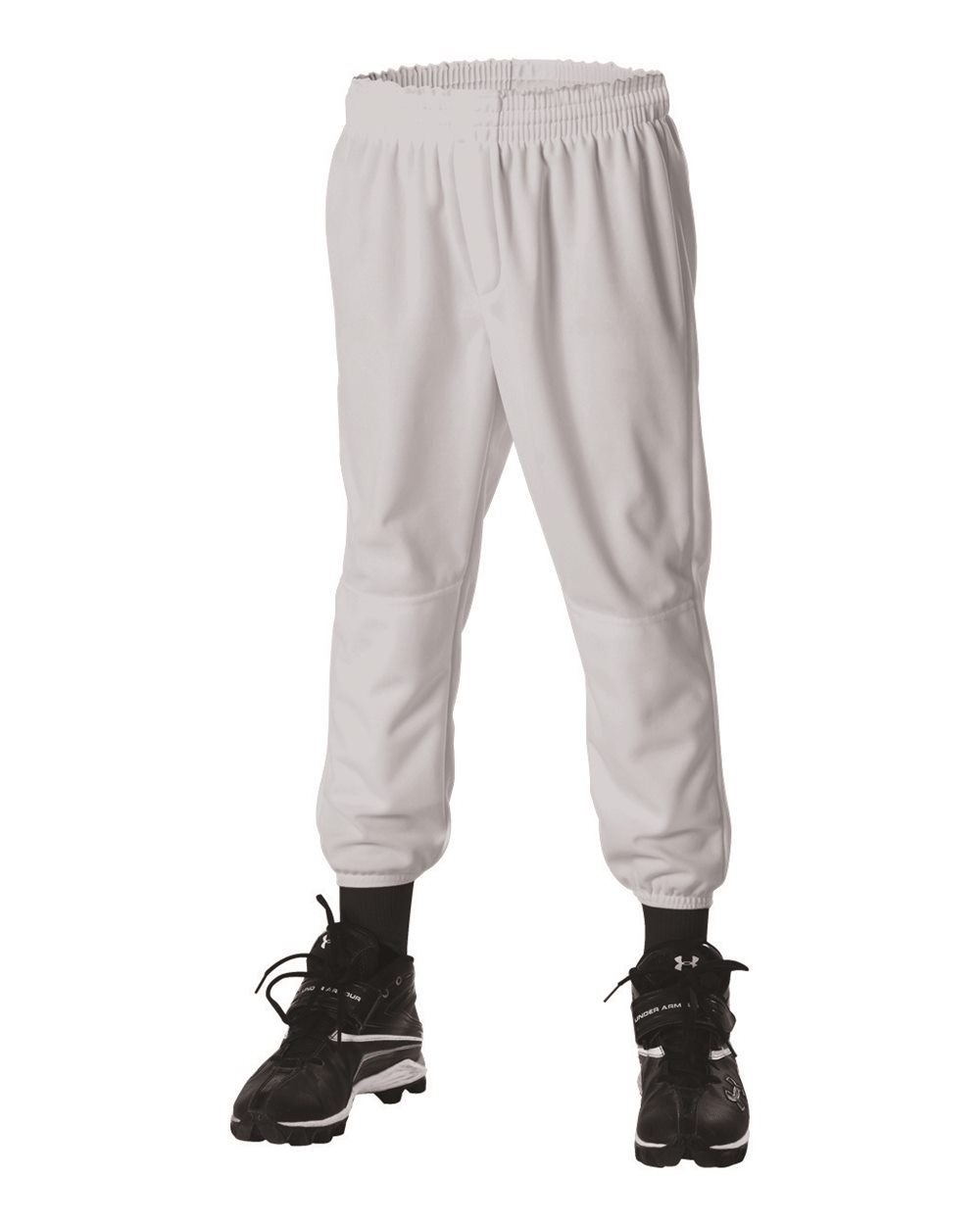 Alleson Athletic Youth Pull-Up Baseball Pants. LLBDK2 - Grey
