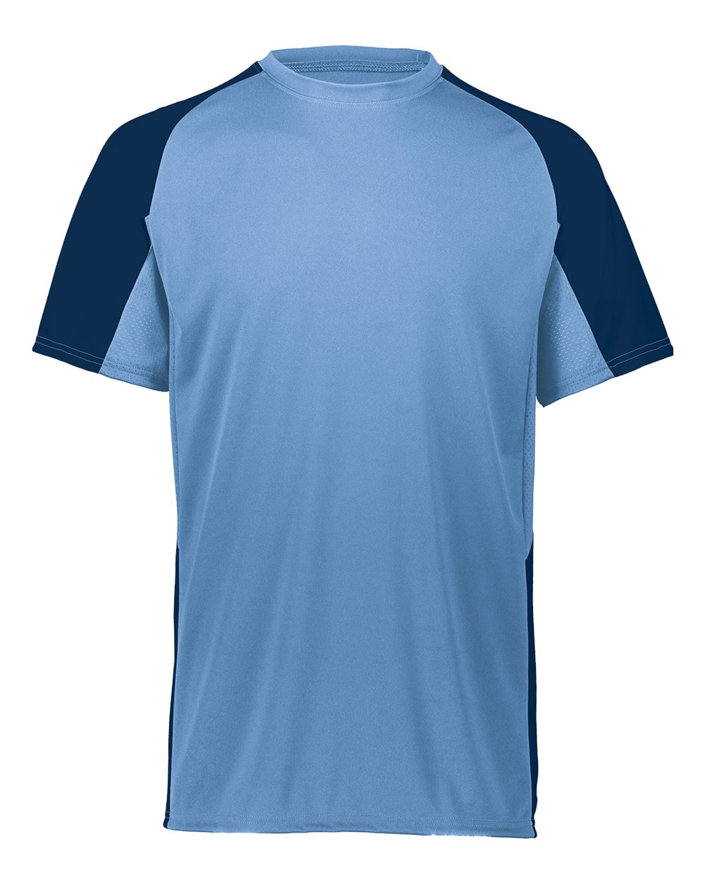 Augusta Sportswear Youth Cutter Jersey. 1518 - Columbia Blue/ Navy