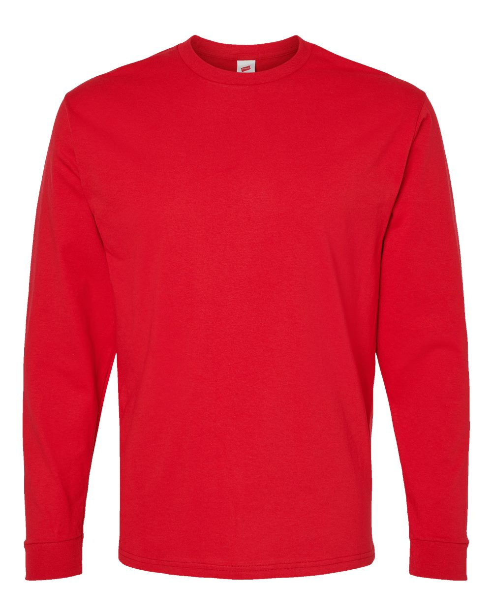 Hanes Unisex Essential-T Long Sleeve T-Shirt. 5286 - Athletic Red