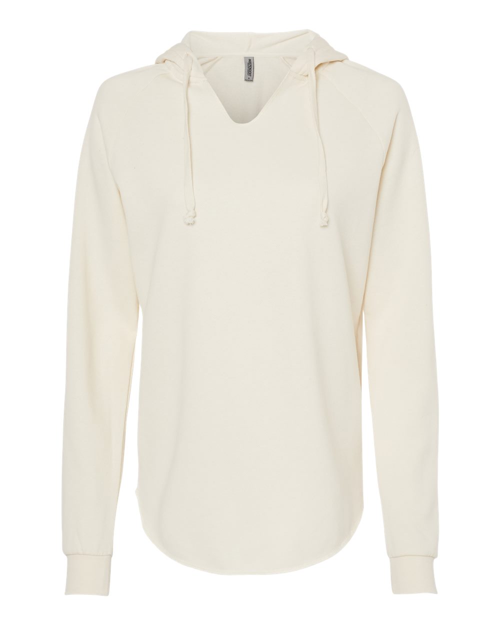 Independent Trading Co. Women’s Lightweight California Wave Wash Hooded Sweatshirt. PRM2500 - Bone