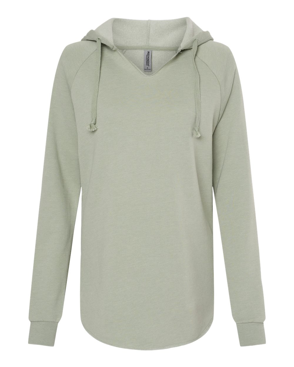 Independent Trading Co. Women’s Lightweight California Wave Wash Hooded Sweatshirt. PRM2500 - Sage