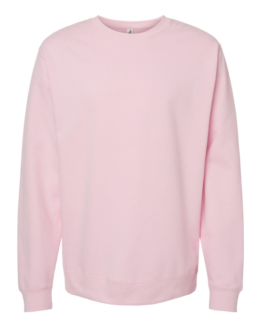 Independent Trading Co. Unisex Midweight Crewneck Sweatshirt. SS3000 - Light Pink