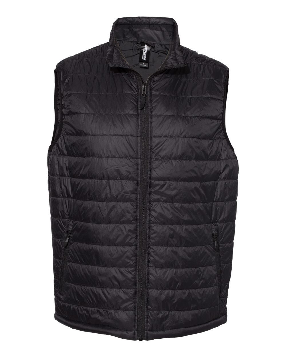 Independent Trading Co. Men's Puffer Vest. EXP120PFV - Black